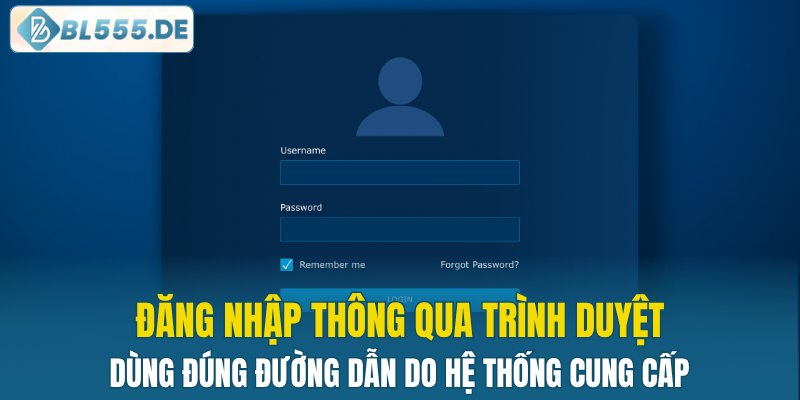 Dùng đúng đường dẫn do hệ thống cung cấp